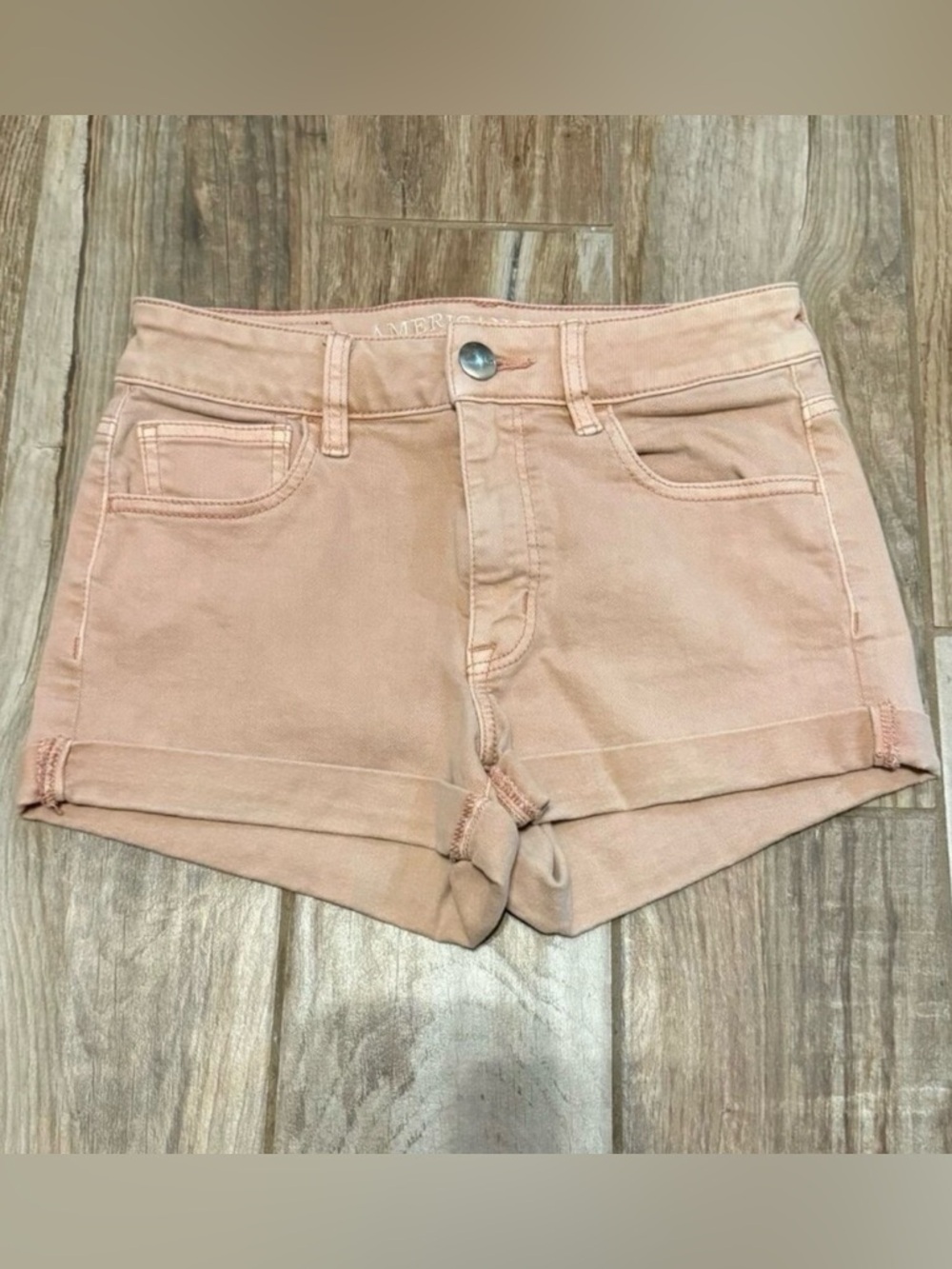 American Eagle Hi Rise Shortie Shorts